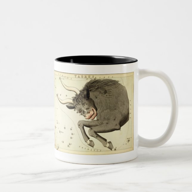 Café Em Dois Tons Sinal de Zodíaco: caneca Taurus (Direita)