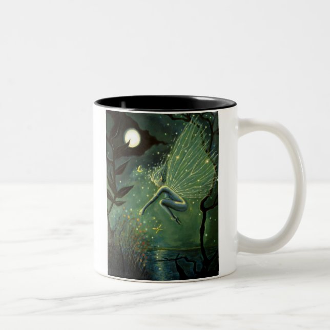 Café Em Dois Tons Sprite de água de cristal - caneca feericamente da (Direita)