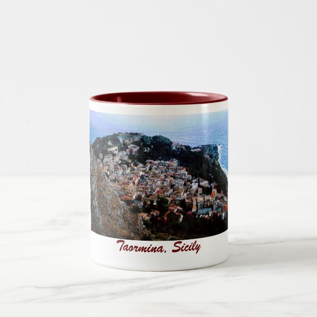 Café Em Dois Tons Taormina, caneca de Sicília (Centro)