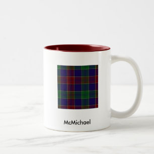 Café Em Dois Tons Tartan de McMichael & caneca da crista