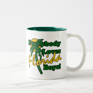 Café Em Dois Tons Todos ama a caneca dos meninos de Florida