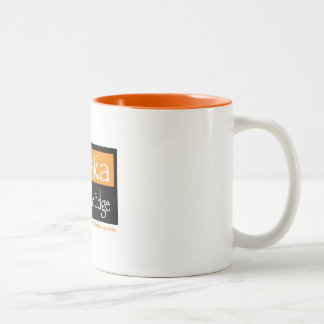 Café Em Dois Tons Tom da laranja 2 caneca de 11 onças