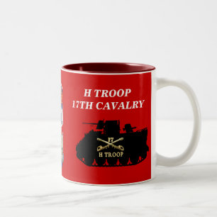 Café Em Dois Tons Tropa de H, 17a caneca da trilha da cavalaria M113
