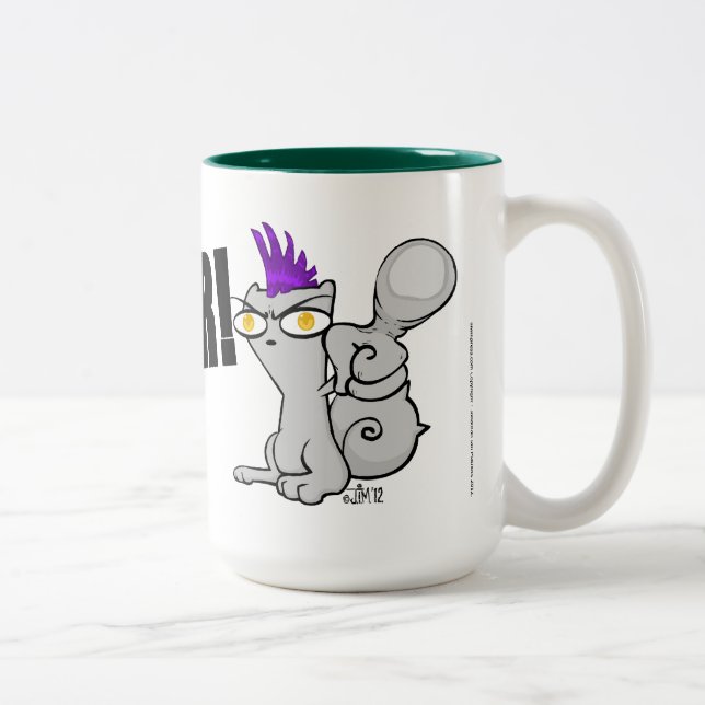 Café Em Dois Tons U.R.A. Wanker! Caneca de Begley (Direita)