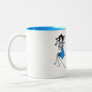 Café Em Dois Tons Um gole de calma: Azul Azure – Loreen Loves Caneca