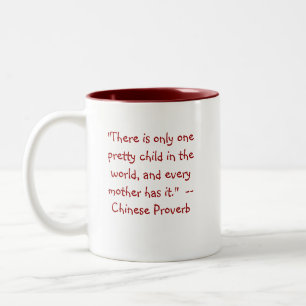 Café Em Dois Tons Uma caneca bonito de Drinkware das citações da