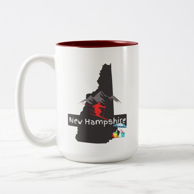 Café Em Dois Tons Uma caneca de viajante de um estado saudável de Ne (Esquerda)