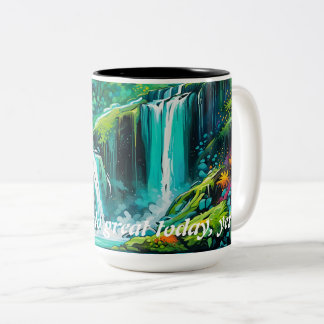 Café Em Dois Tons Uma caneca inspiradora para ter um dia de excelent