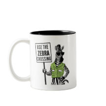 Use A Caneca De Cruzamento De Zebra