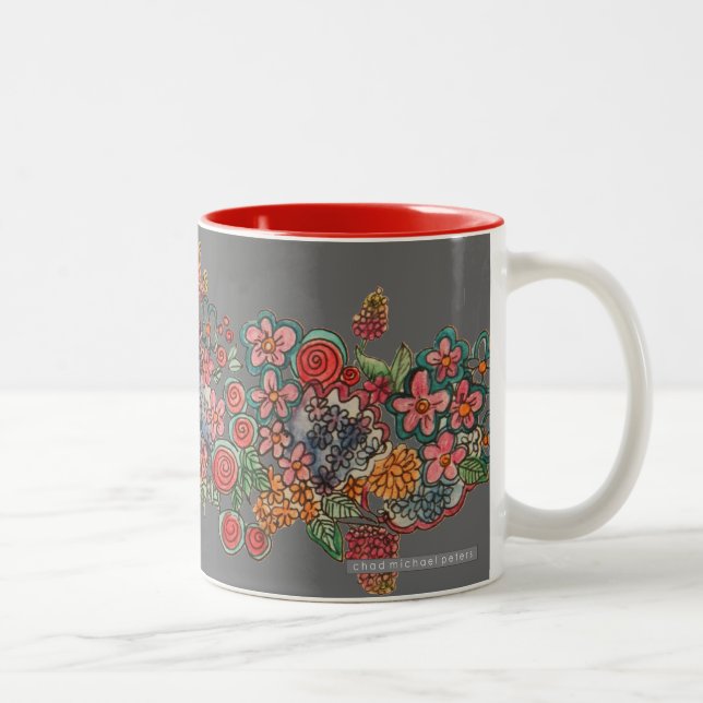 Café Em Dois Tons Verões com caneca de Catherine (Direita)