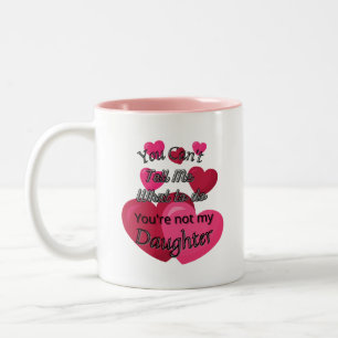 Café Em Dois Tons Você não pode me dizer o que fazer uma caneca de