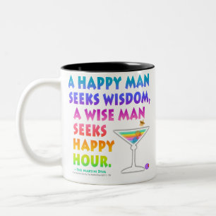Café Em Dois Tons ZEN DE MARTINI: O homem sábio procura a caneca do