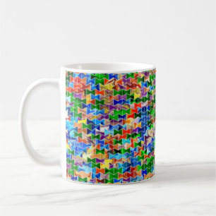 Café Em pedaços caneca do redemoinho 11oz de Bowties