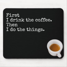 café em um copo - mousepad