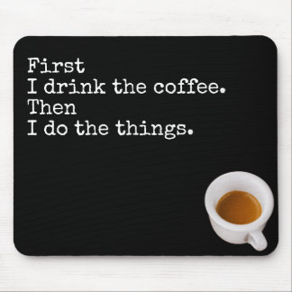 café em um copo - mousepad