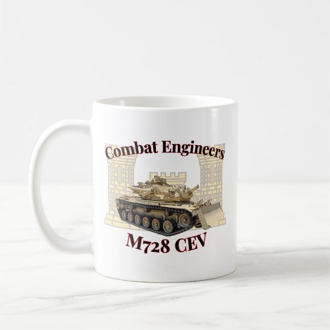 Café Engenheiros de combate M728 caneca CEV (Esquerda)