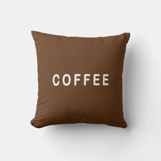 Café Engraçado ou almofada de escolha do chá (Frente)