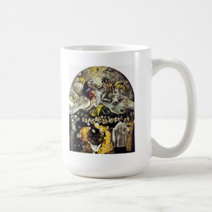 Café Enterro de El Greco da contagem da caneca de Orgaz