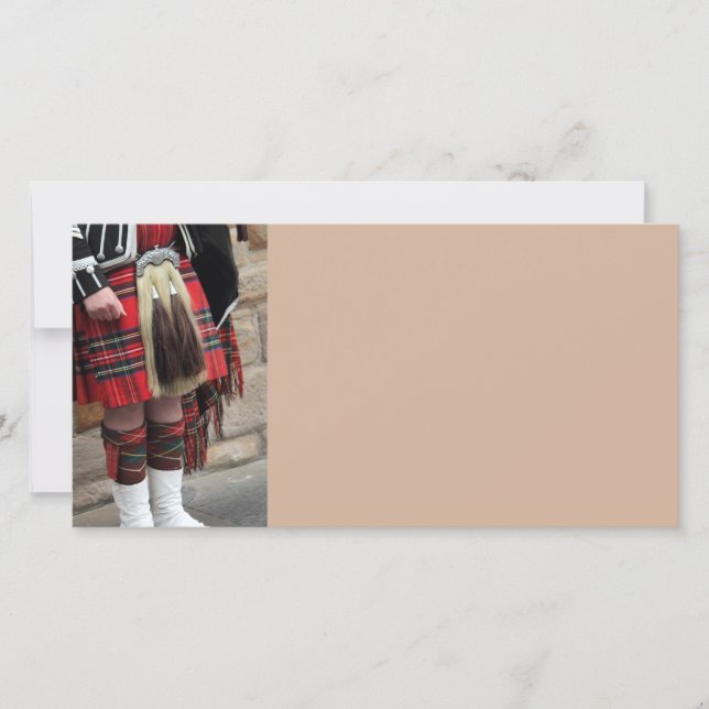 Café escocês fechado, presente escocês tradicional (Frente)