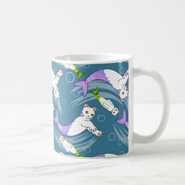 Café Escola da caneca de Purrmaids (Direita)