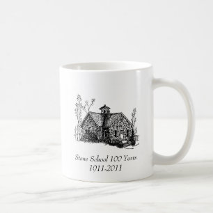 Café Escola de pedra 100 anos de caneca