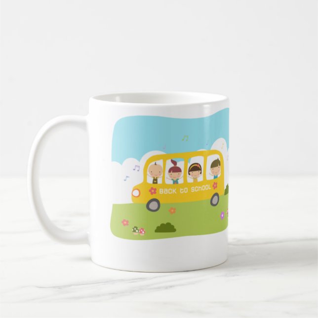Café Escola do ônibus de volta à caneca da escola (Esquerda)