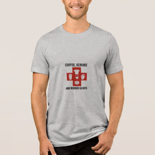 Café, esfregões e luvas de borracha Premium mascul