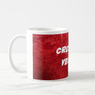 Café Esmagando a caneca de veludo