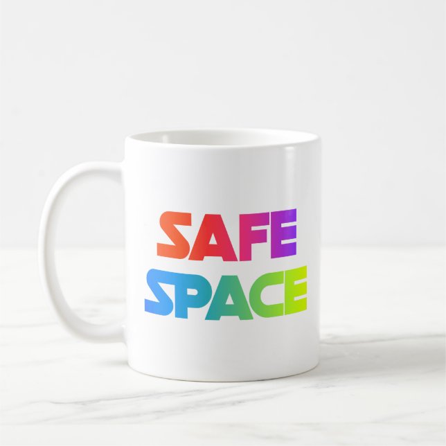 Café ESPAÇO SEGURO – Caneca Ousada Arco-íris de Amor (Esquerda)