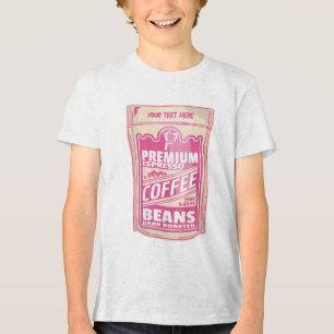 Café espresso Premium feijões cor-de-rosa comida