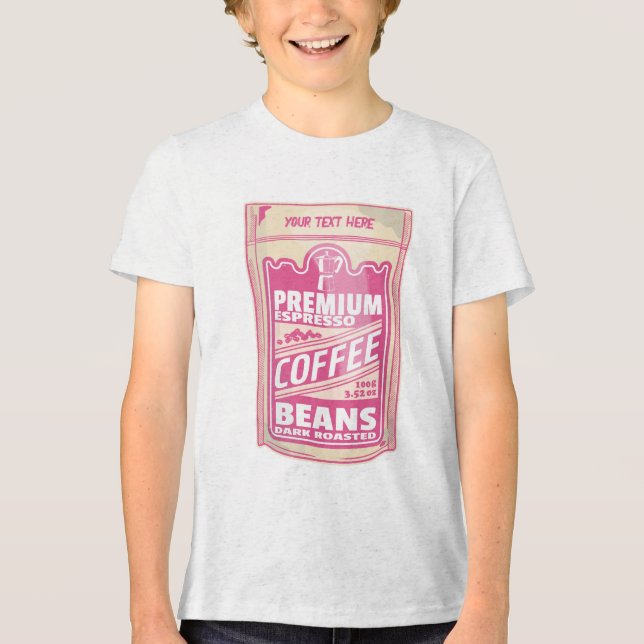 Café espresso Premium feijões cor-de-rosa comida (Frente)
