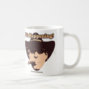 Café Está acontecendo! caneca branca clássica de 11