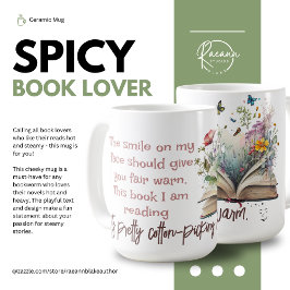Café Esta Caneca para Amantes de Livros Picantes que Es