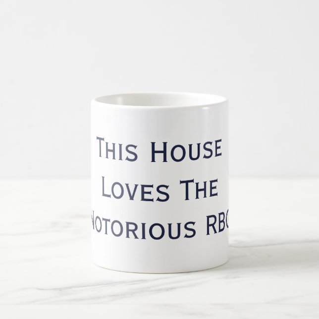 Café Esta casa ama a caneca notória de RBG (Centro)
