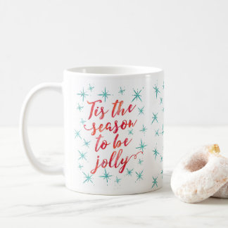 Café Esta é a época para ser feliz caneca de Natal