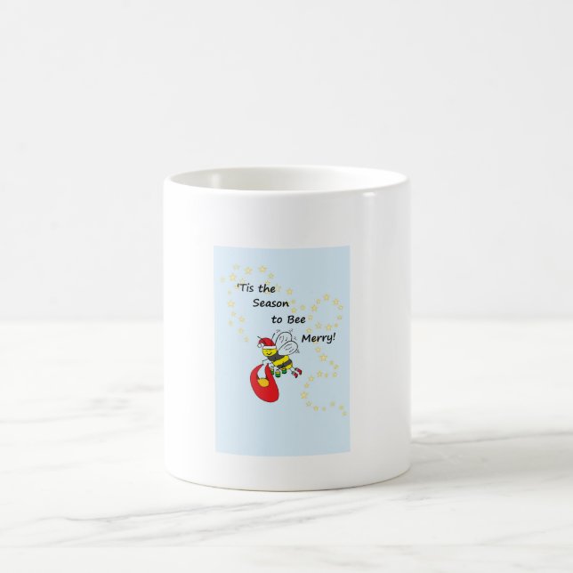 Café "Esta é a estação para ser feliz caneca de Natal (Centro)