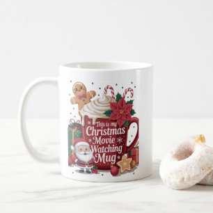 Café Esta é Minha Caneca de Natal para Ver Filmes