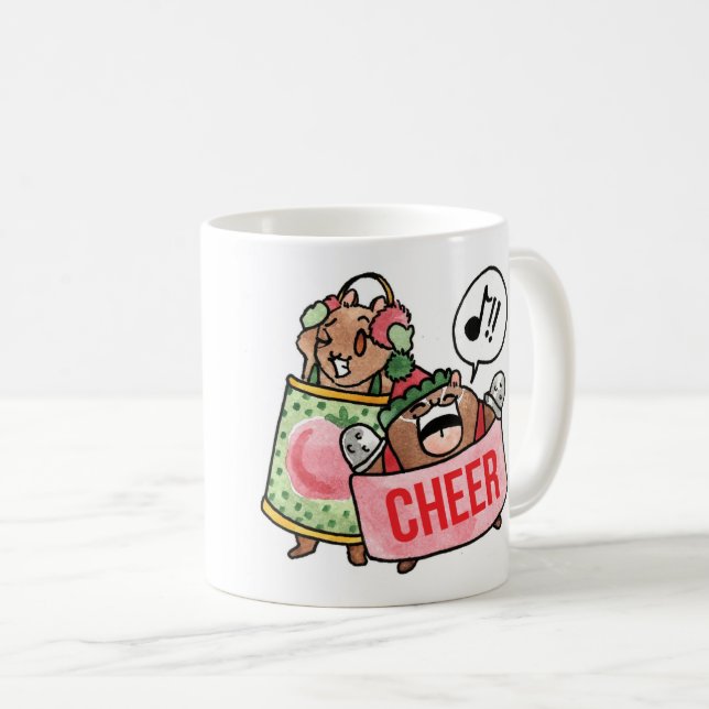 Café Estilo de casa e caneca de Natal Thimblefist (Frente Esquerda)