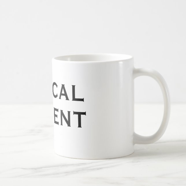Café Estudante de Medicina - caneca clássica (Direita)