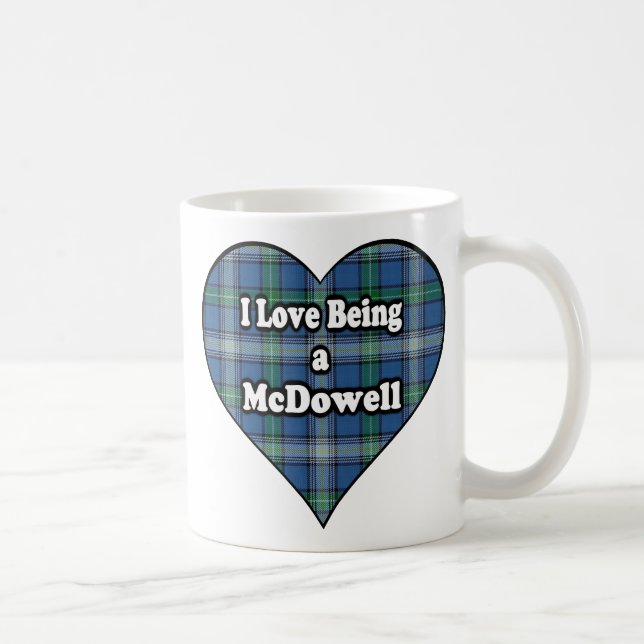 Café Eu adoro ser uma caneca de clã McDowell (Direita)