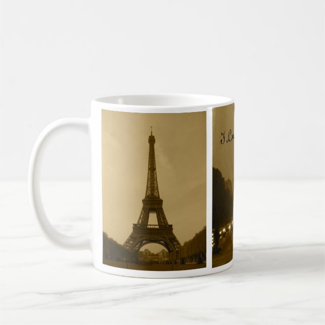 Café Eu amo a caneca de Paris (Esquerda)