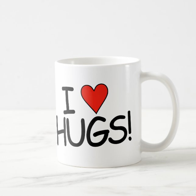 Café Eu amo Caneca de Abraços (Direita)