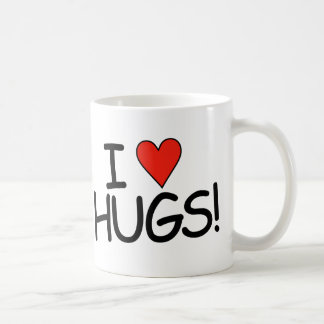 Café Eu amo Caneca de Abraços