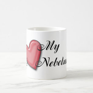 Café Eu amo minha caneca de Nebelung
