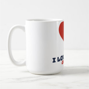 Café Eu Amo Paris De Qualquer Jeito Caneca do Coração d