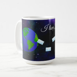 Café Eu Amo Postcrossing ll - Caneca de 15 oz.