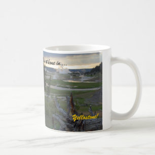 Café Eu estou em casa em….Yellowstone!  Caneca de caf