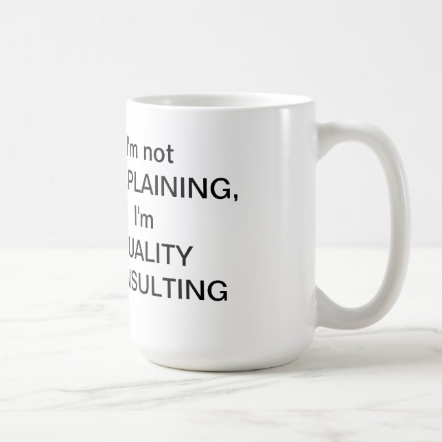 Café Eu não sou caneca de QUEIXA (Direita)