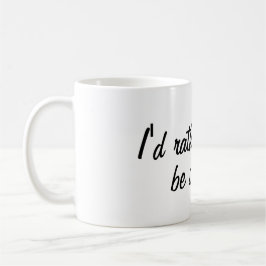 Café Eu preferencialmente estaria navegando a caneca de