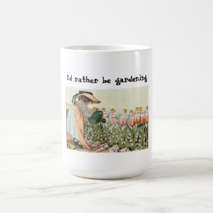 Café Eu preferencialmente seria caneca de jardinagem